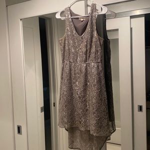 Sparkly silver dress